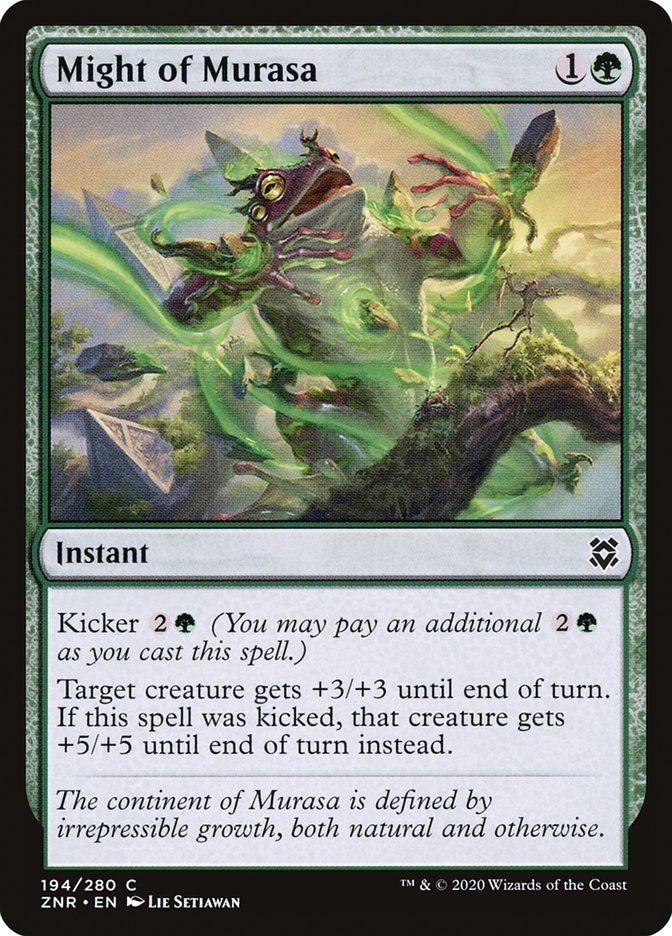 Might of Murasa [Zendikar Rising] Foil