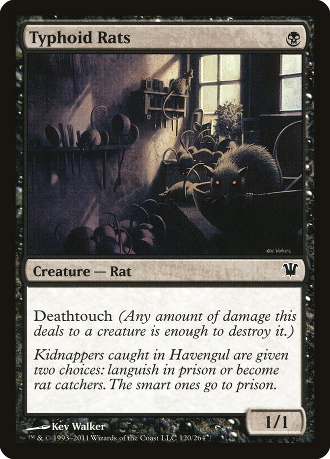 Typhoid Rats [Innistrad] Foil