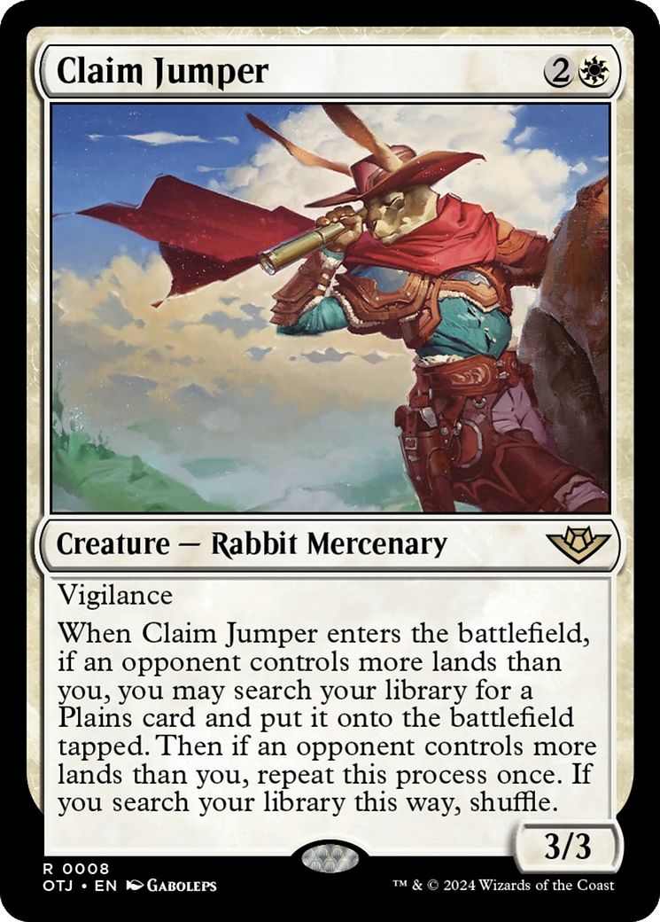 Claim Jumper [Outlaws of Thunder Junction] Foil