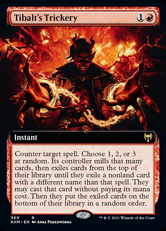 Tibalt's Trickery (Extended Art) [Kaldheim] Foil