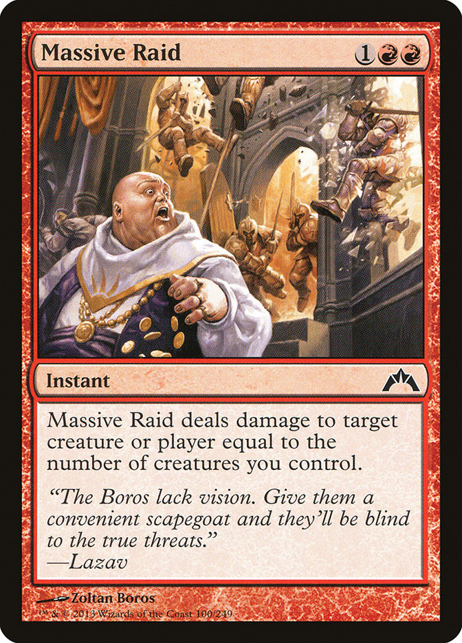Massive Raid [Gatecrash] Foil