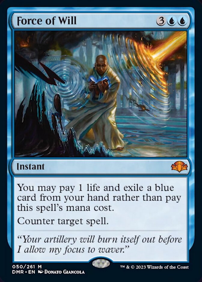 Force of Will [Dominaria Remastered] Foil