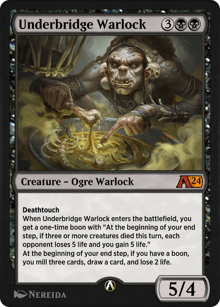 Underbridge Warlock  [Alchemy: Wilds of Eldraine]