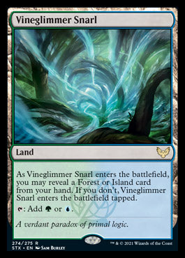 Vineglimmer Snarl [Strixhaven: School of Mages] Foil