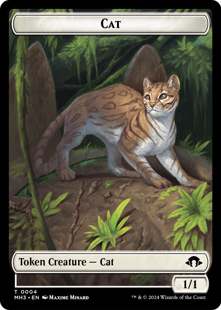 Cat  [Modern Horizons 3 Tokens] Foil