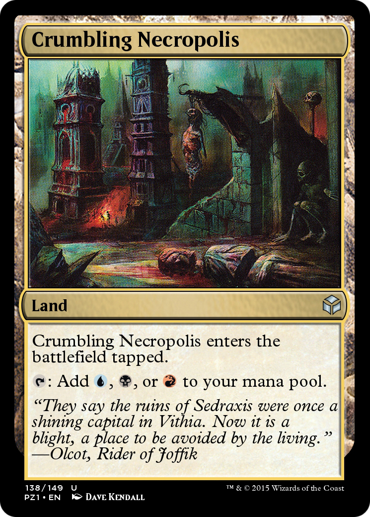 Crumbling Necropolis  [Legendary Cube Prize Pack] Foil