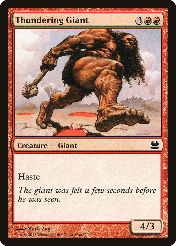 Thundering Giant [Modern Masters] Foil