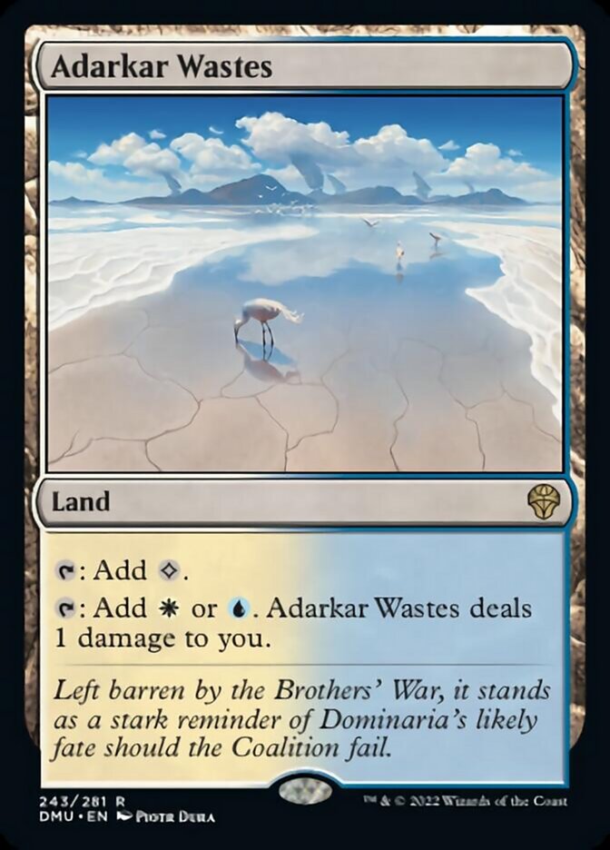 Adarkar Wastes [Dominaria United] Foil