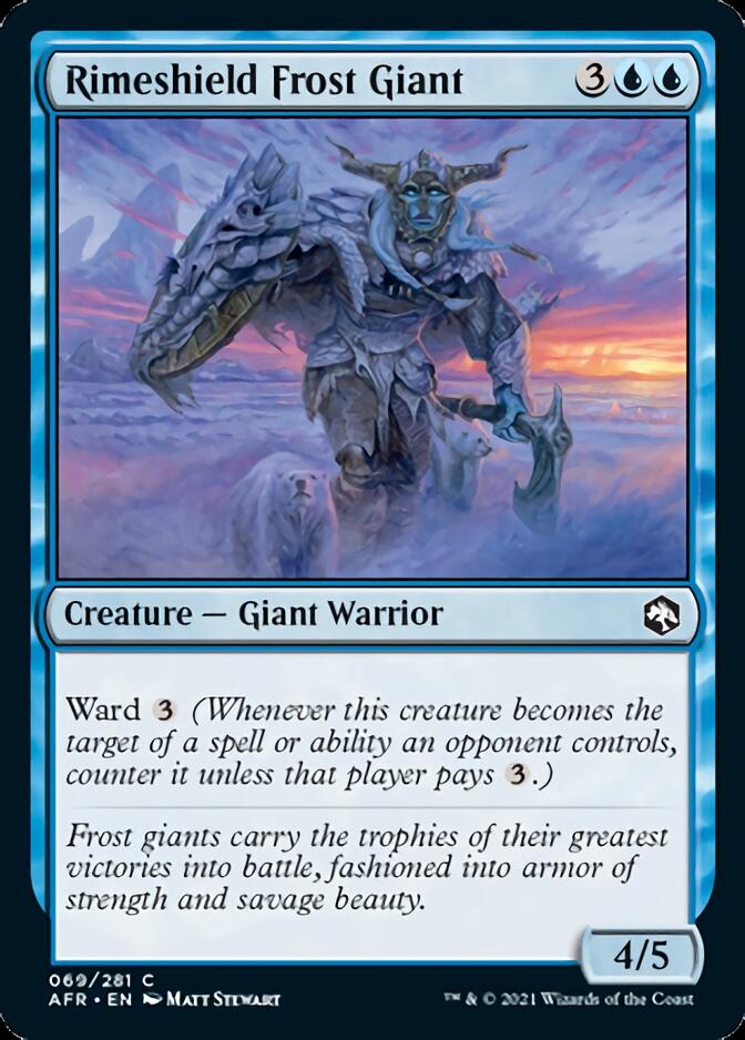 Rimeshield Frost Giant [Dungeons & Dragons: Adventures in the Forgotten Realms] Foil
