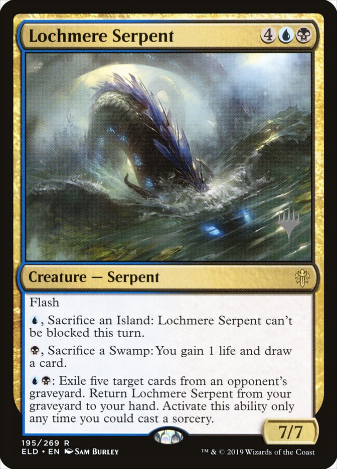 Lochmere Serpent (Promo Pack) [Throne of Eldraine Promos] Foil