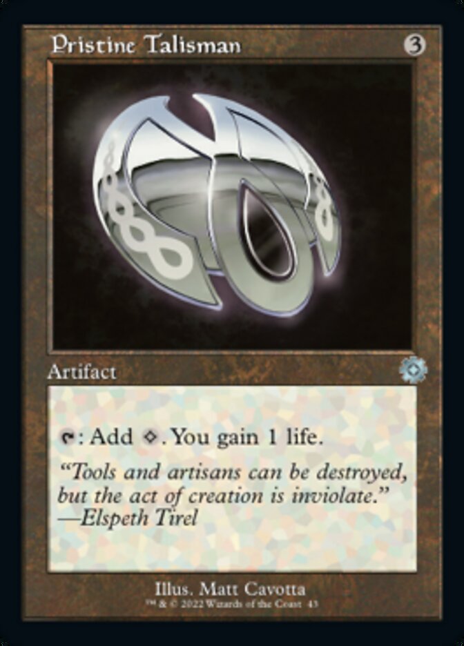Pristine Talisman (Retro) [The Brothers' War Retro Artifacts] Foil