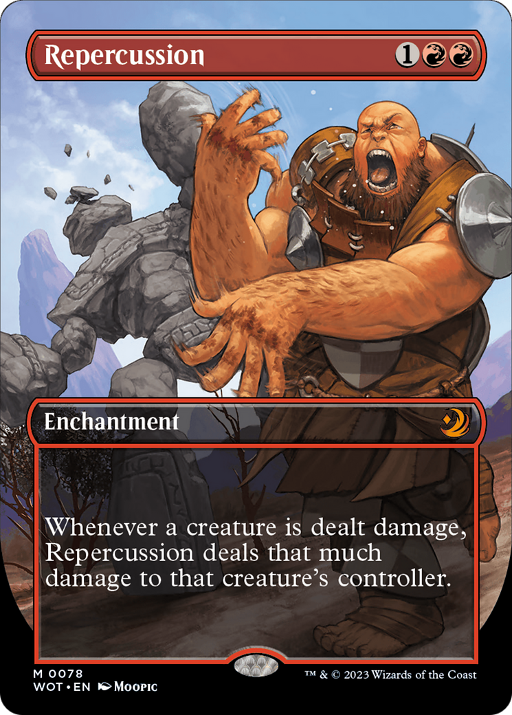 Repercussion (Anime Borderless) [Wilds of Eldraine: Enchanting Tales] Foil