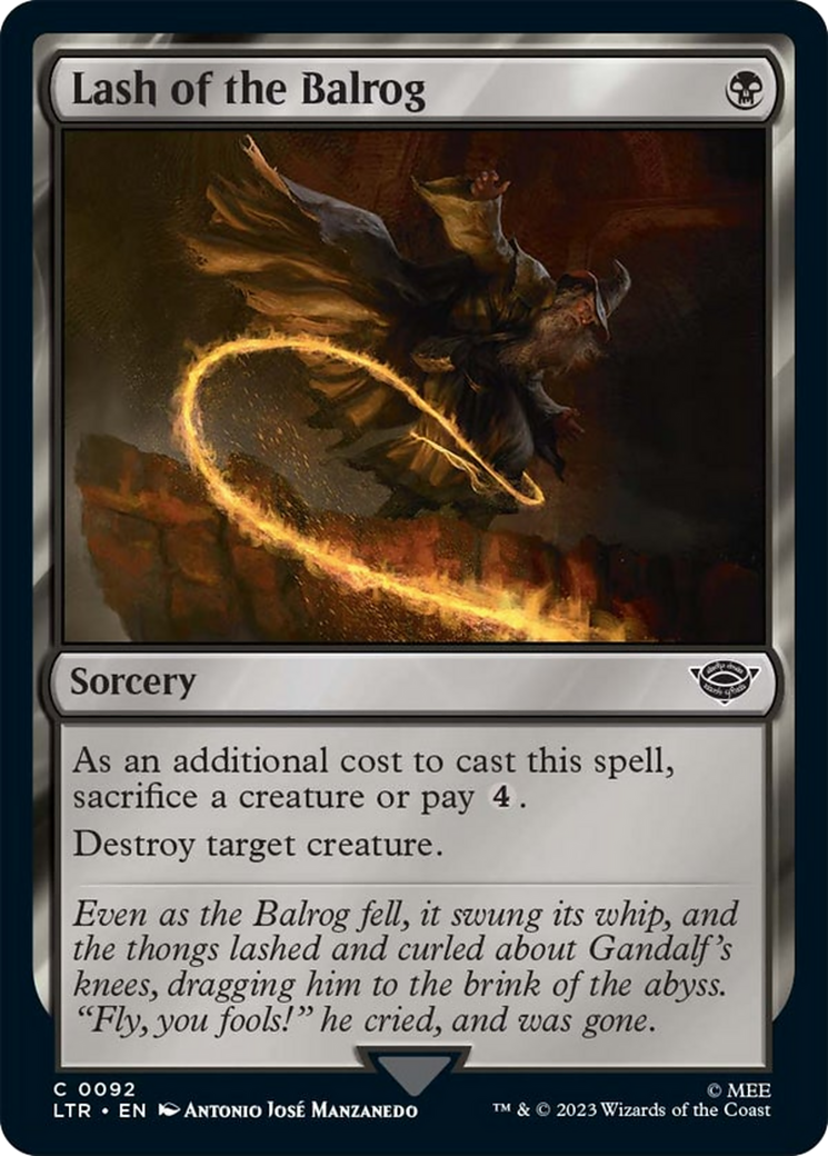 Lash of the Balrog [The Lord of the Rings: Tales of Middle-Earth] Foil