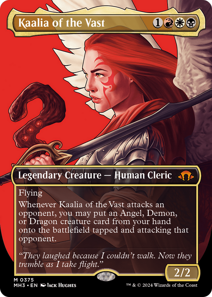Kaalia of the Vast (Borderless) (0375) [Modern Horizons 3] Foil