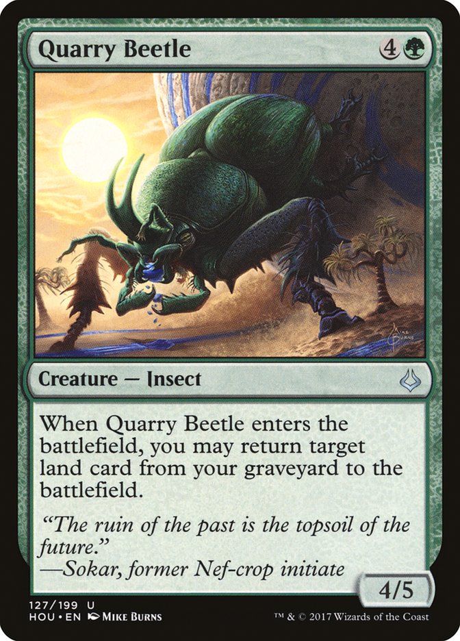 Quarry Beetle [Hour of Devastation] Foil