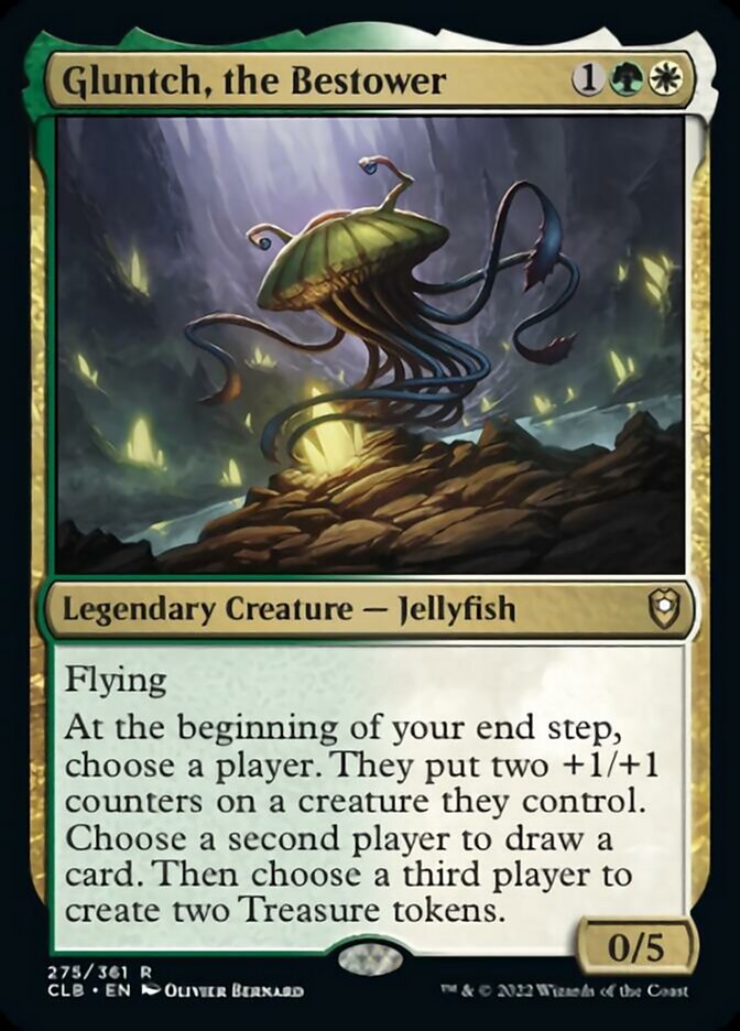 Gluntch, the Bestower [Commander Legends: Battle for Baldur's Gate] Foil