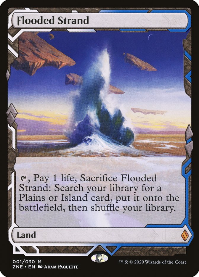 Flooded Strand (Expeditions) [Zendikar Rising Expeditions] Foil