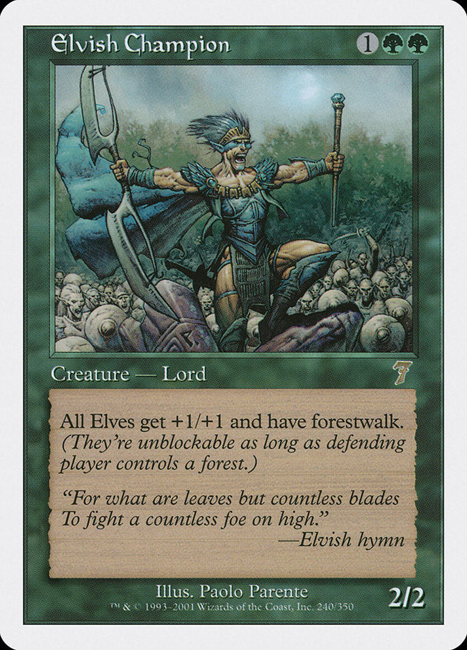 Elvish Champion [Seventh Edition] Foil
