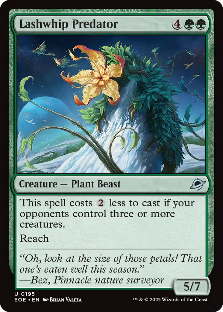 Lashwhip Predator [Edge of Eternities] Foil
