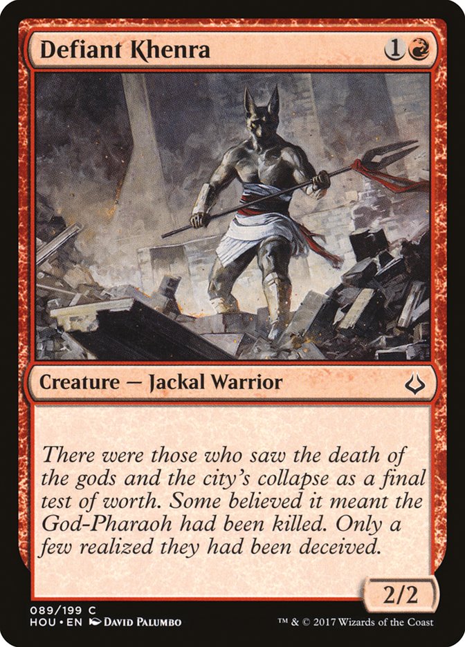 Defiant Khenra [Hour of Devastation] Foil