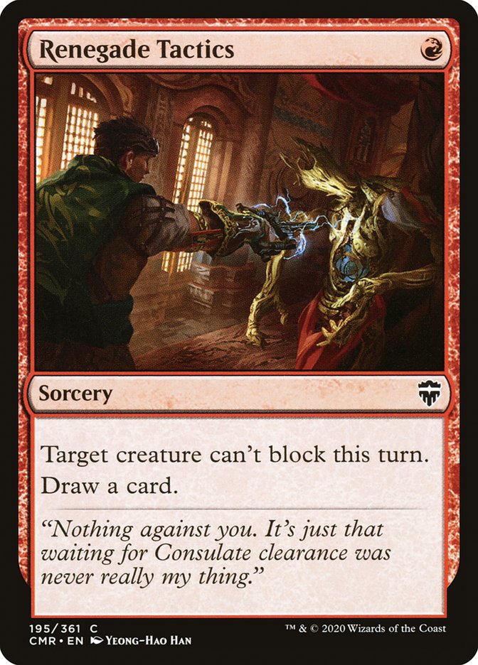 Renegade Tactics [Commander Legends] Foil