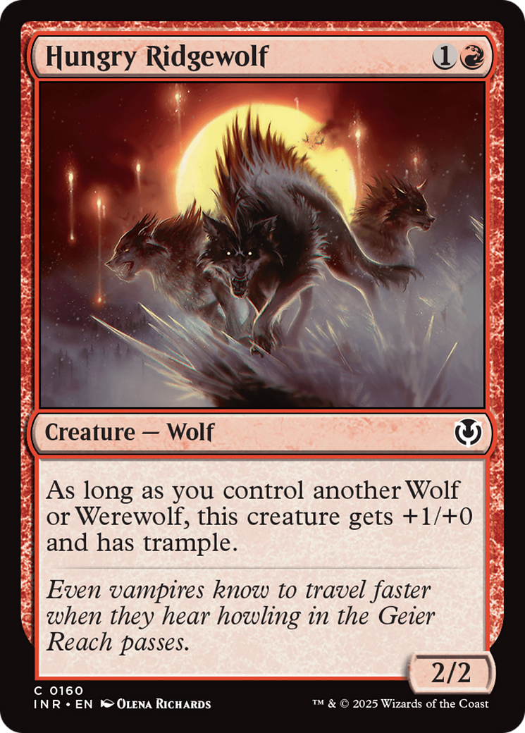 Hungry Ridgewolf [Innistrad Remastered] Foil