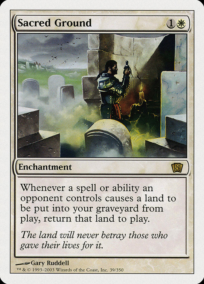 Sacred Ground [Eighth Edition] Foil