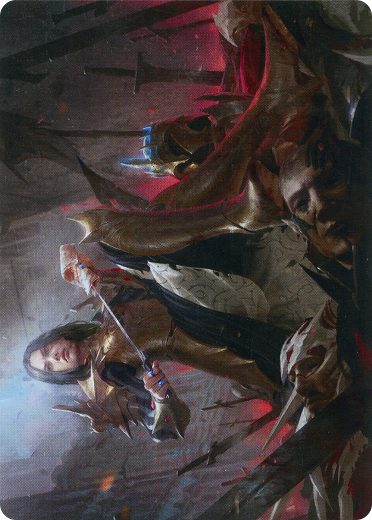 Marchesa, Resolute Monarch // Marchesa, Resolute Monarch  [March of the Machine Art Series] (Borderless) Foil