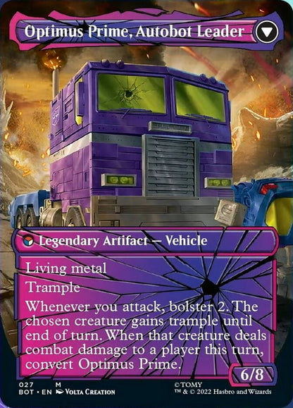 Optimus Prime, Hero // Optimus Prime, Autobot Leader (Shattered Glass) [Transformers] Foil