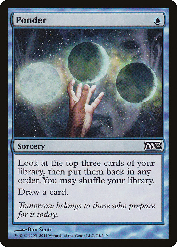 Ponder [Magic 2012] Foil