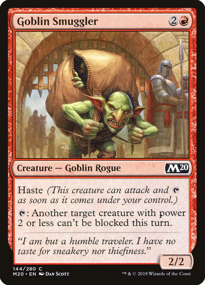 Goblin Smuggler [Core Set 2020] Foil