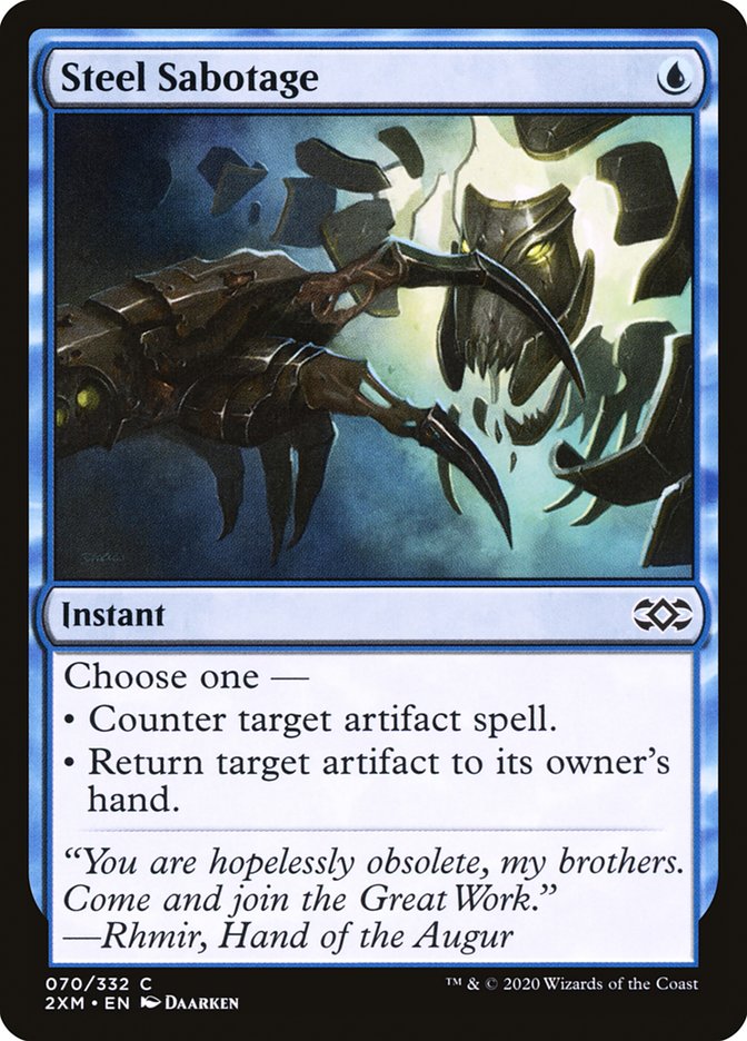 Steel Sabotage [Double Masters] Foil