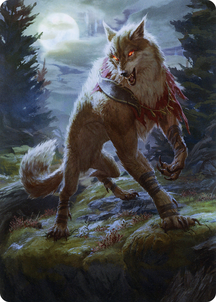 Arlinn, the Moon's Fury // Arlinn, the Moon's Fury  [Midnight Hunt Art Series] (Borderless) Foil