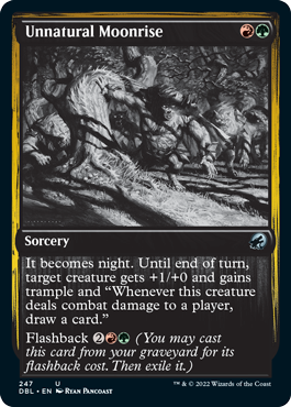 Unnatural Moonrise [Innistrad: Double Feature] Foil