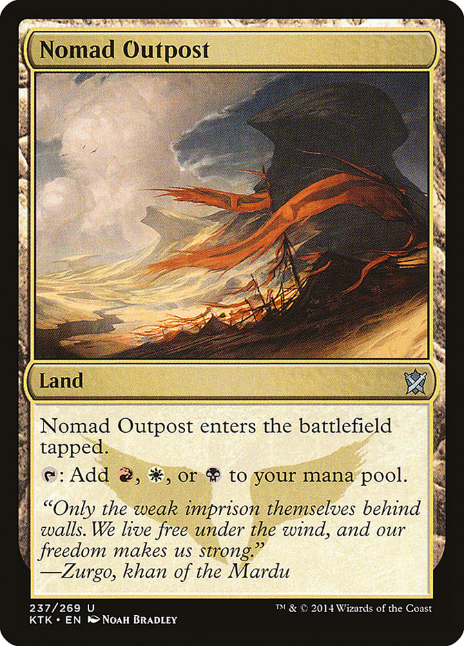 Nomad Outpost [Khans of Tarkir] Foil