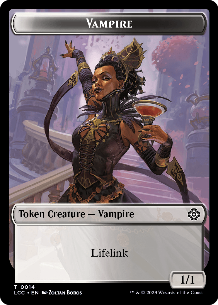 Vampire  [The Lost Caverns of Ixalan Commander Tokens] Foil