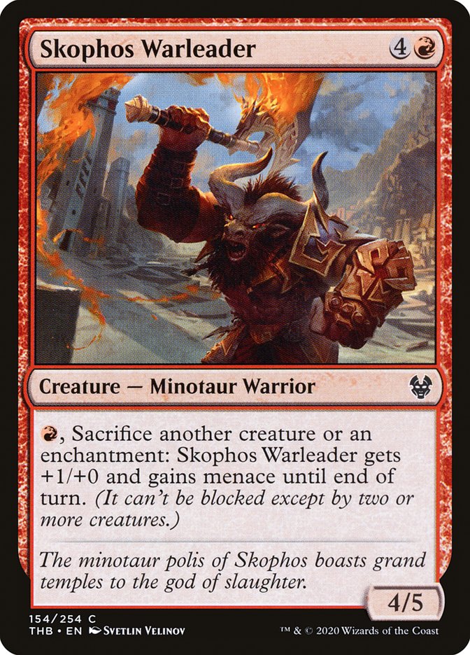 Skophos Warleader [Theros Beyond Death] Foil