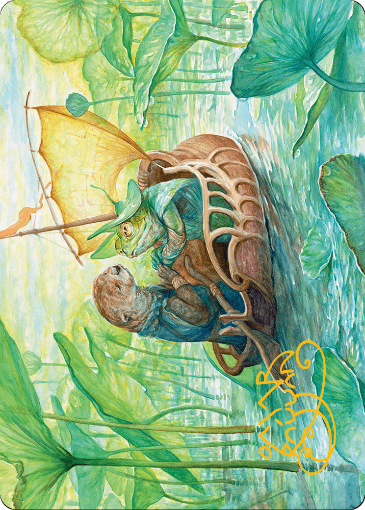 Run Away Together // Run Away Together  [Bloomburrow Art Series] (Borderless) Foil