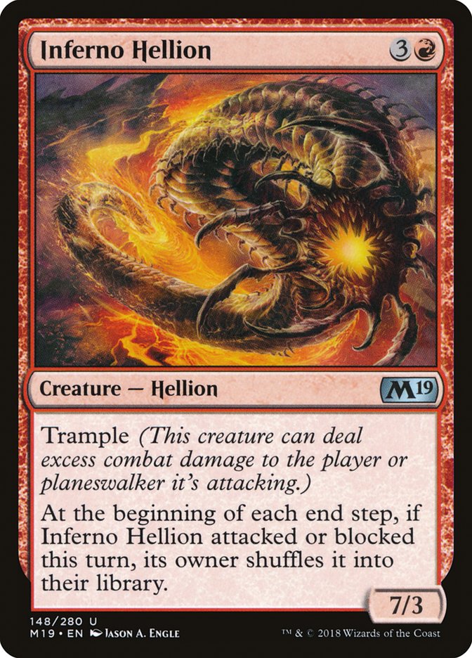 Inferno Hellion [Core Set 2019] Foil