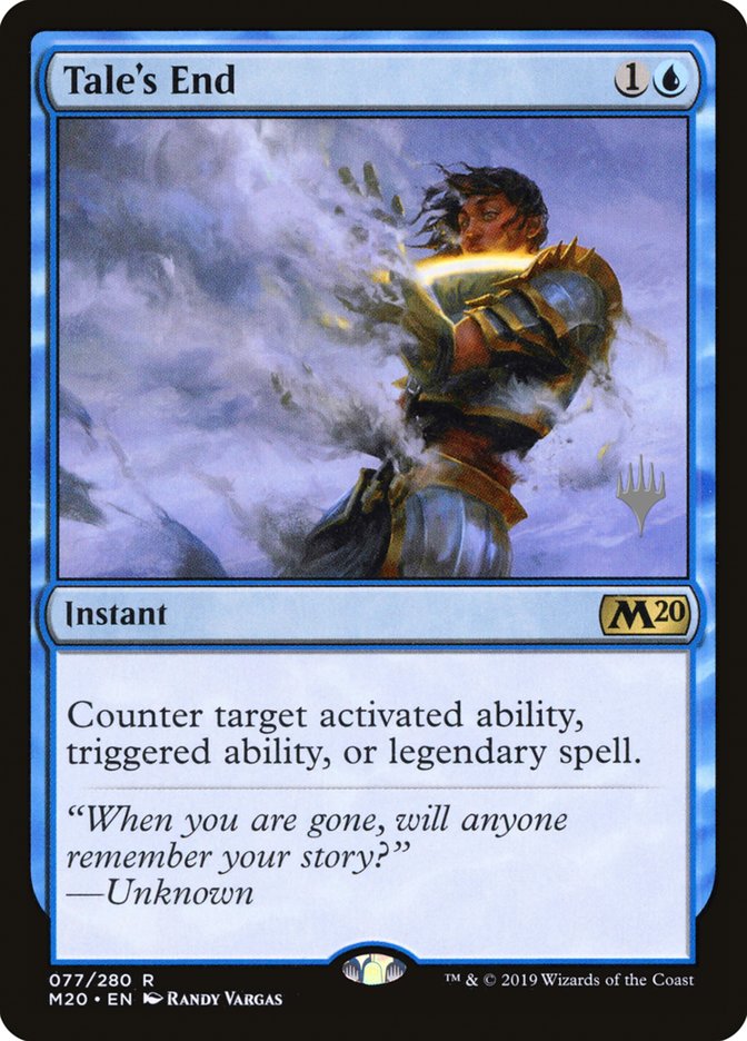 Tale's End (Promo Pack) [Core Set 2020 Promos] Foil