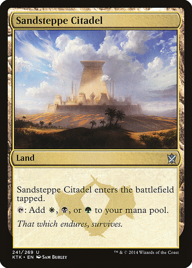 Sandsteppe Citadel [Khans of Tarkir] Foil