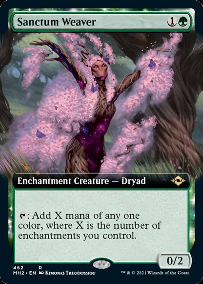 Sanctum Weaver (Extended Art) [Modern Horizons 2] Foil