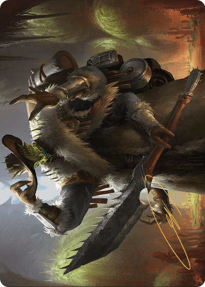 Hardbristle Bandit // Hardbristle Bandit  [Outlaws of Thunder Junction Art Series] (Borderless)