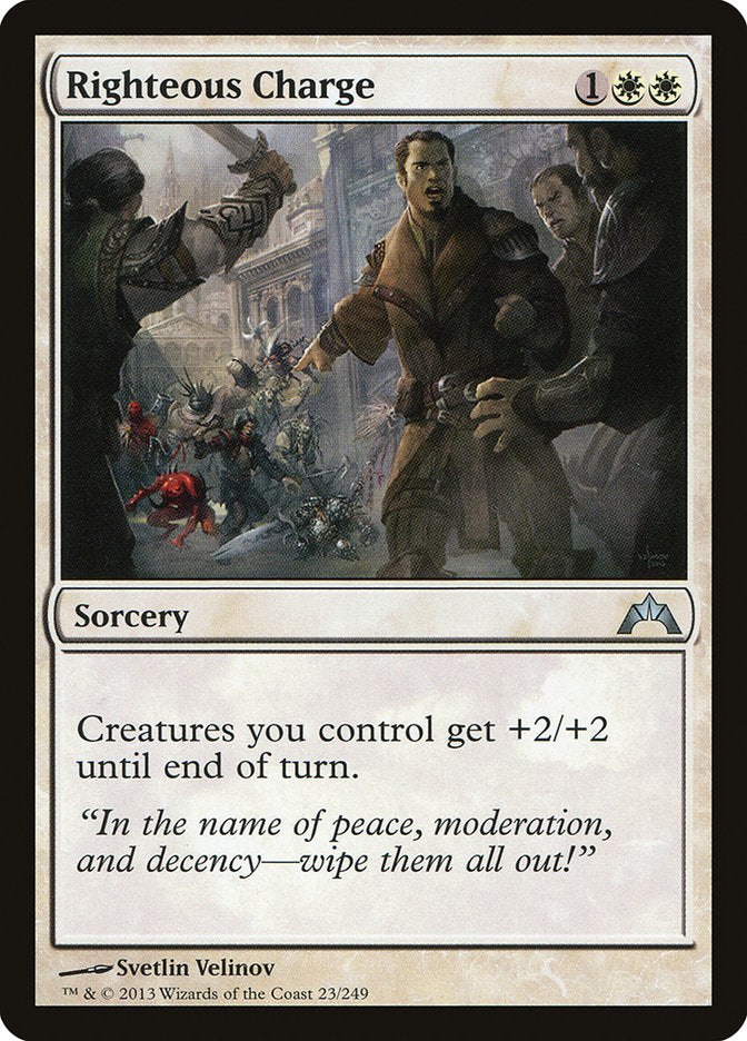 Righteous Charge [Gatecrash] Foil