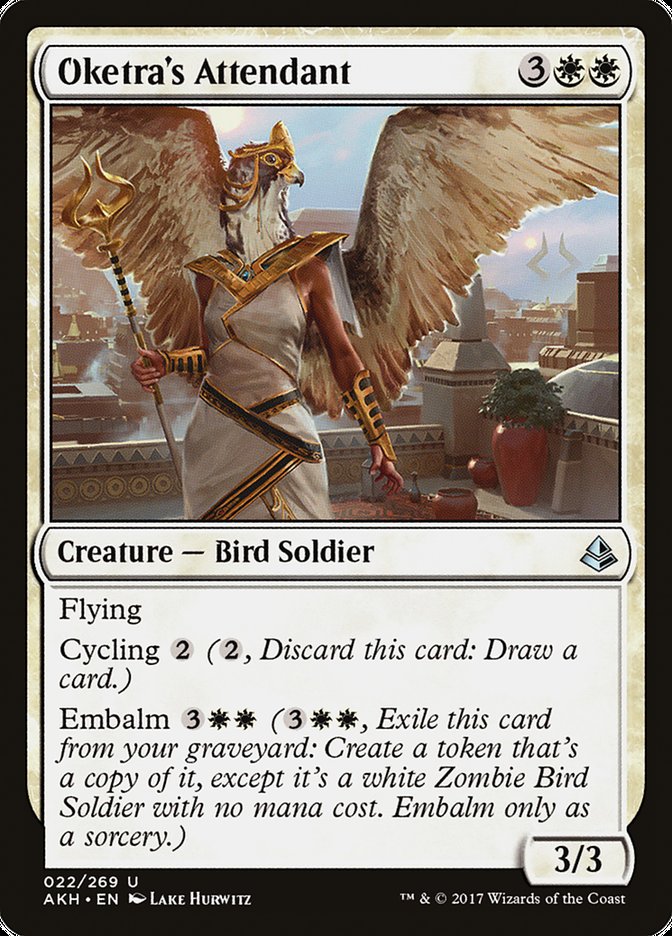 Oketra's Attendant [Amonkhet] Foil