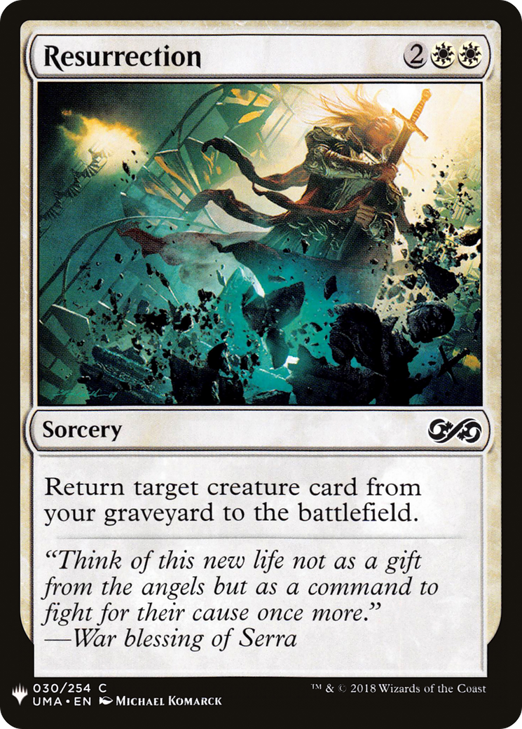 Resurrection  [The List]