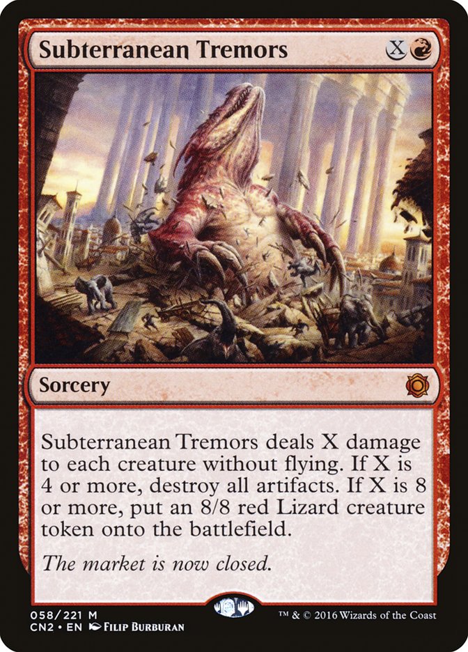 Subterranean Tremors [Conspiracy: Take the Crown] Foil