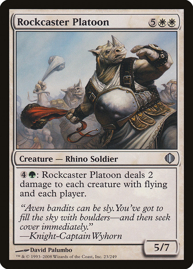 Rockcaster Platoon [Shards of Alara] Foil