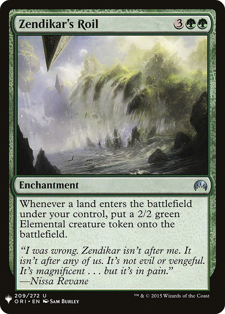 Zendikar's Roil  [The List]