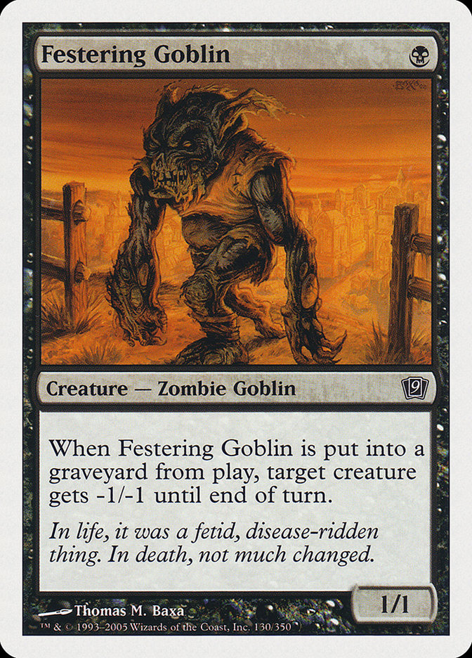 Festering Goblin [Ninth Edition] Foil